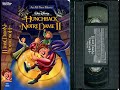 Opening Closing To The Hunchback Of Notre Dame II US VHS 2002