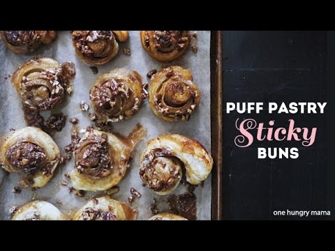 Puff Pastry Sticky Rolls: Easy Mother's Day recipe | One Hungry Mama