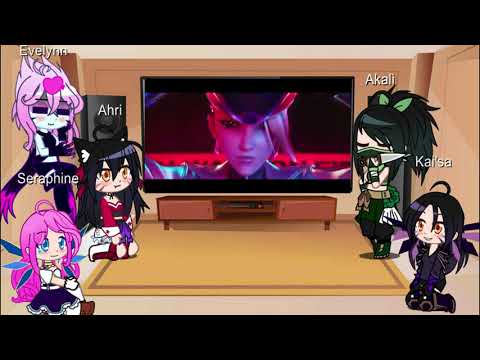 League of legends Reacts to K/DA - More