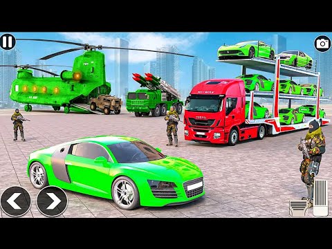 US Army Vehicle Transport Truck: Army Car Vehicles - Android iOS Gameplay