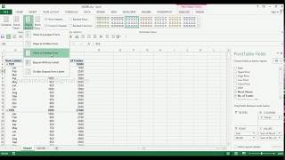 How to Change Classic Pivot Table from Compact Pivot Table in Excel 2013
