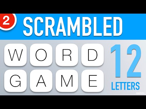 Scrambled Word Games Vol. 2 - Guess the Word Game (12 Letter Words)