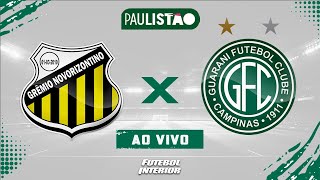 🔴 NOVORIZONTINO X GUARANI | 13/01/26 - CAMPEONATO PAULISTA 2026 - [AO VIVO]