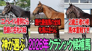 【イクイノックスの全妹は〇〇】POG神が教える2026年クラシック候補馬と地雷馬