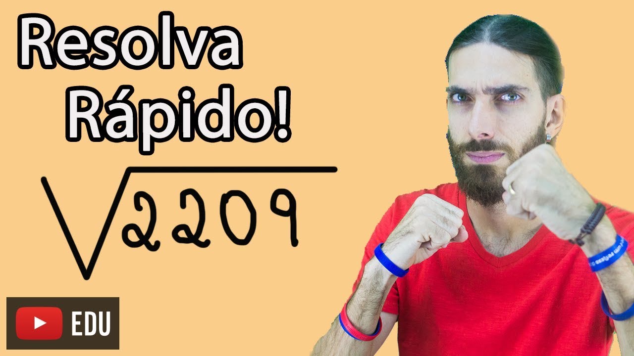 Consegue resolver RÁPIDO? Raiz Quadrada Matemática Rafa Jesus