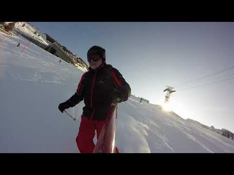 Skifahren auf dem Chäserrugg, Toggenburg Schweiz