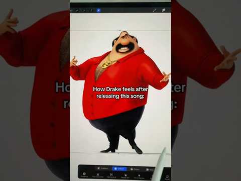 "Aubrey El Graham" ahh😭 #drake #artist #art #digitalart #meme #comedy #shorts #toronto