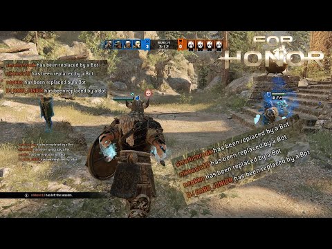 ENTIRE enemy team rage quits!! - FOR HONOR - SALTY MOMENTS