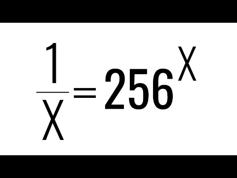 ¿SABES RESOLVER ESTA ECUACIÓN EXPONENCIAL-RACIONAL? Álgebra Básica