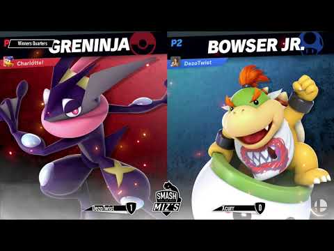 Smash @ Miz's WiFi 25 - Xcurr (Greninja) vs. DezoTwist (Bowser Jr.) Winners Quarters