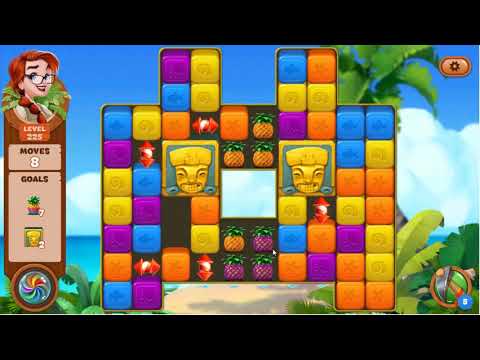 Lost Island Blast Adventure Level 225 - No Boosters