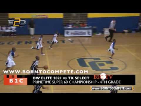 B2C: Deron Williams Elite 2021 vs Texas Select - 4th Grade (Primetime Super 60)