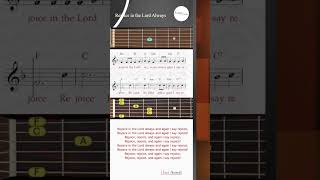 Rejoice in the Lord | Music Notes