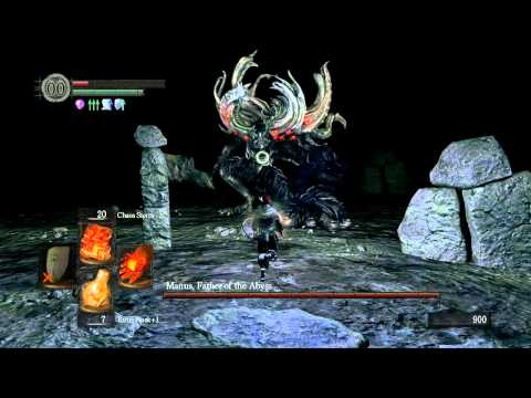 Dark Souls - One Shotting Manus, Father of the Abyss - So close!