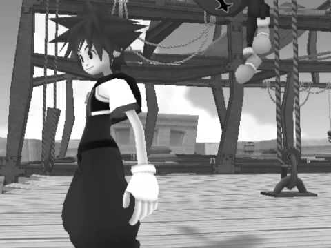 Kingdom Hearts II, English cutscene: 209 - The King and the Construction Site - HD 720p