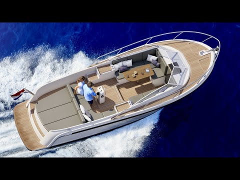 £185,000 Yacht Tour : Interboat Intender 950 Cabrio