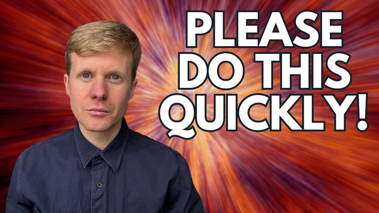 We haven't got long to do this!