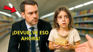 UNA NIÑA PREGUNTA SI PUEDE PAGAR DESPUÉS. EL MILLONARIO DETRÁS ESCUCHA... Y TOMA UNA DECISIÓN QUE...