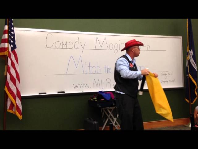 Mitch The Magician's disappearing wand! Comedy Magic MLRmagic.com-Lafayette La