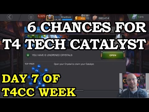 Day 7 of T4CC Week - 6 Tier 4 Class Catalyst Crystals | Marvel Contest of Champions Crystal Opening