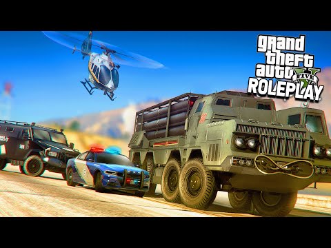 TROLLING THE COPS WITH A MISSILE TRUCK - GTA RP