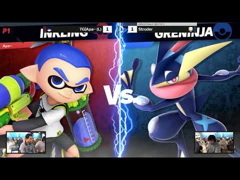 SOS 123 Grand Finals - Stroder (Greninja) vs TG|Apa (Inkling)