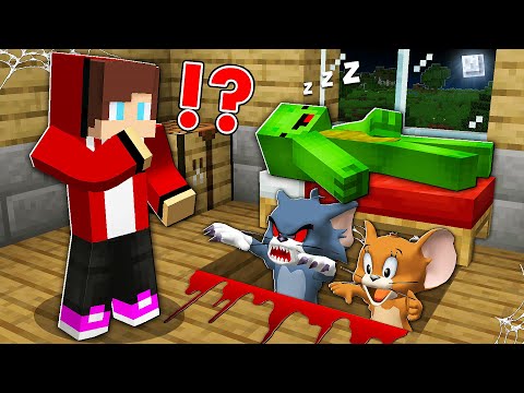 JJ MAIZEN & Mikey - Tom and Jerry HAUNT Minecraft!