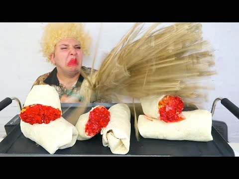 FAT JUICY BURRITOS • Mukbang & Recipe