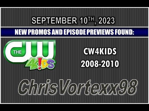 New Promos and Split Screen Credits Foundings: 9-10-2023: CW4Kids 2008-2010