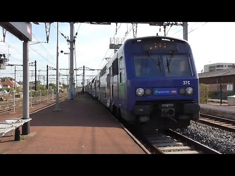 Z5600 et Z20500 : Arrivée à la gare de Brétigny sur la ligne C du RER