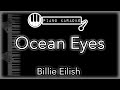 Ocean Eyes - Billie Eilish - Piano Karaoke Instrumental