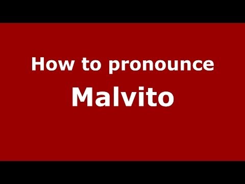 How to pronounce Malvito