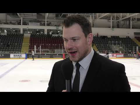 2018-10-21 - Cardiff Devils v Fife Flyers, Andrew Lord Interview