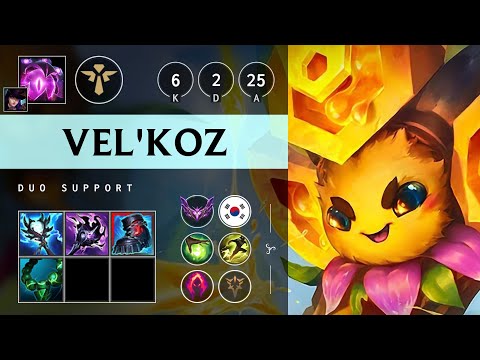 Vel'Koz Support vs Nautilus - KR Master Patch 25.14