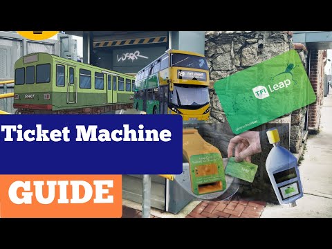 How to use Irish Rail Ticket Machines | Step By Step Guide for tourists.