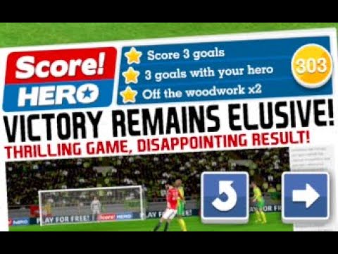 Score Hero Level 303 (3 Stars) Walkthrough - Manchester United vs Norwich