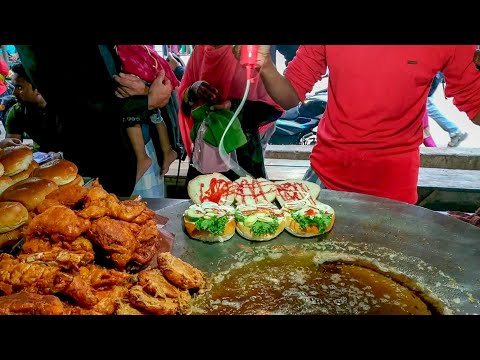 Cheapest Angry Burger only @ 20 taka, Savar Pollibiddut Eid Gah Field