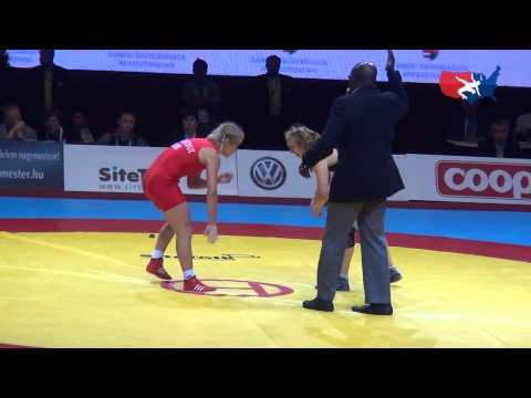 59 KG Bronze - Tetyana Lavrenchuk UKR vs Yuliya Ratkevich AZE