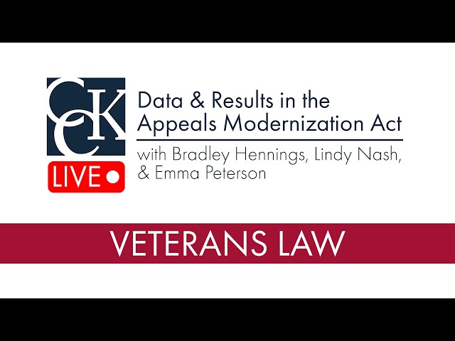 Data and Results for Veterans in VA's New Appeals System (AMA)