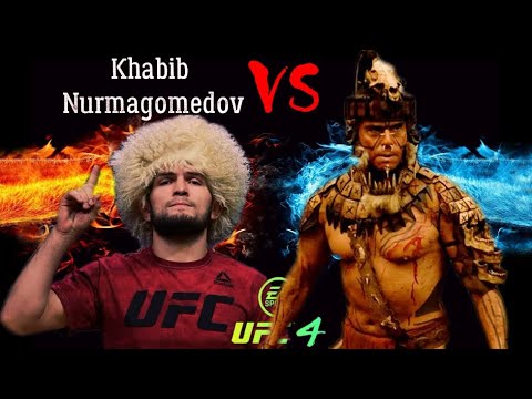 Khabib Nurmagomedov vs. Shaman of the Aztec - EA SPORTS UFC 4 - CPU vs CPU