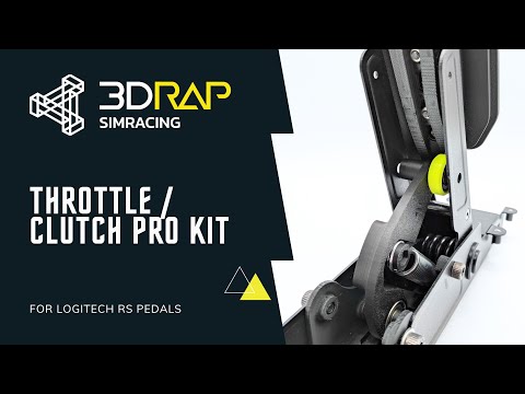 3DRAP THROTTLE AND CLUTCH PRO KIT FOR LOGITECH RS PEDALS