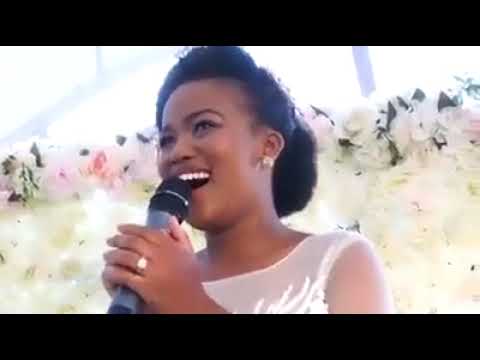 The bride worshiping how great thou art umkhulu Simakade