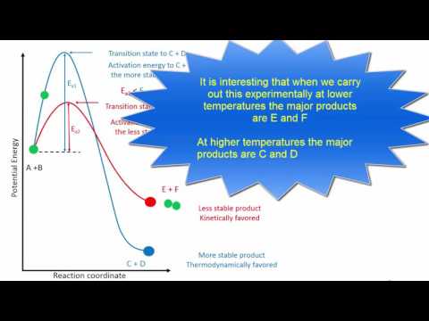 Kinetic and Thermodynamic Control of Chemical Reactions