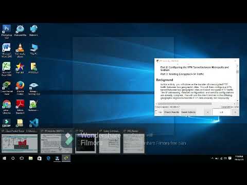 4.3.3.4 Packet Tracer - configuring VPN tunnel mode