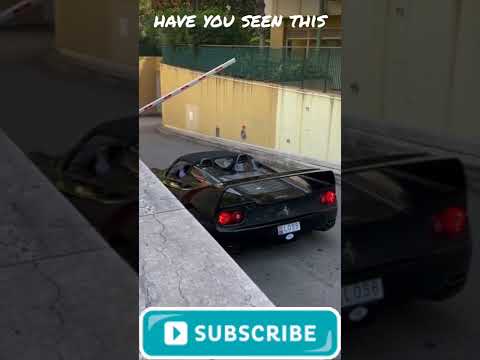 One of 4 Ferrari F50 ever made in black 🥶🚀