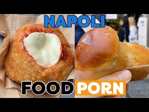 WE ATE ONLY STREET FOOD FOR 1 DAY IN NAPLES