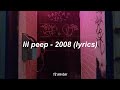 Lil Peep 2008 Lyrics