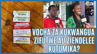 Wasemayo wananchi, vocha za kukwangua kupigwa maruku mijini