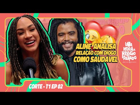 ALINE PATRIARCA DEFINE RELAÇÃO COM DIOGO ALMEIDA COMO SAUDÁVEL | BBB 25