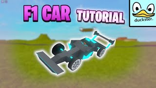 Plane Crazy F1 Race Car Tutorial